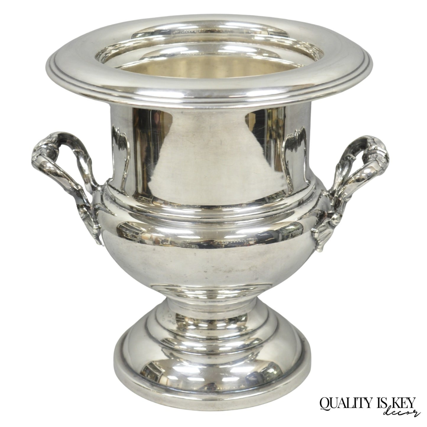 Vintage Silver Plated Trophy Cup Urn Champagne Chiller Ice Bucket by Crescent