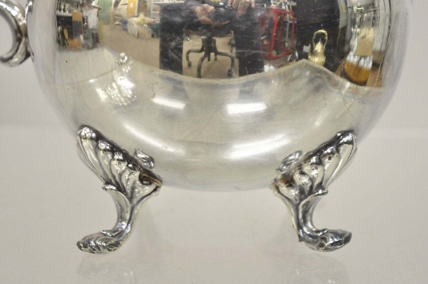 Vintage FB Rogers "Georgetown" Victorian Bulbous Silver Plated Water Pitcher