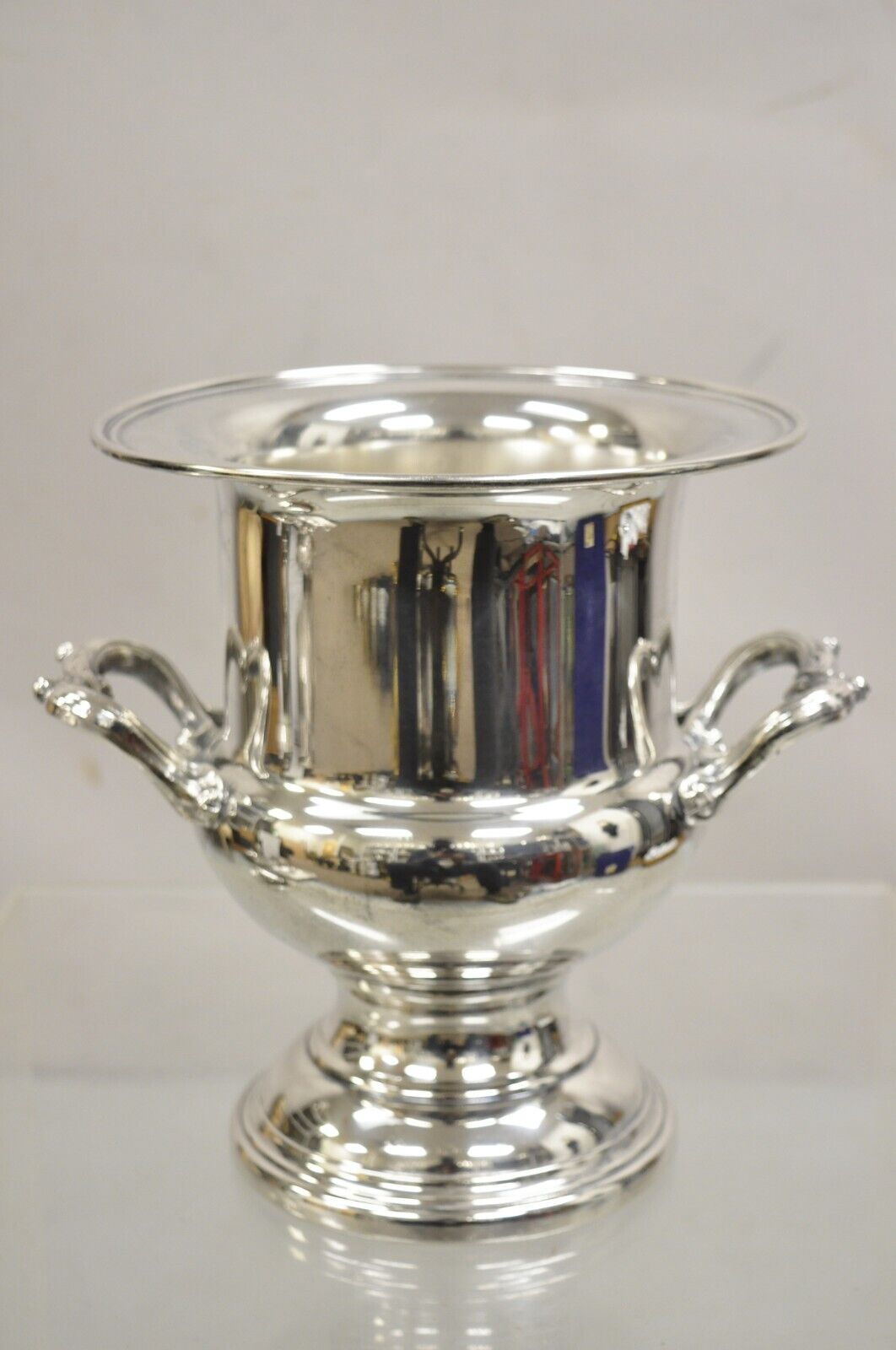 Vintage Kent Silversmiths Silver Plated Trophy Cup Champagne Chiller Ice Bucket