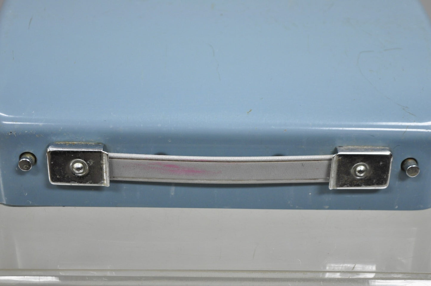 Vintage Brother Webster XL-747 Portable Typewriter Baby Blue with Metal Case