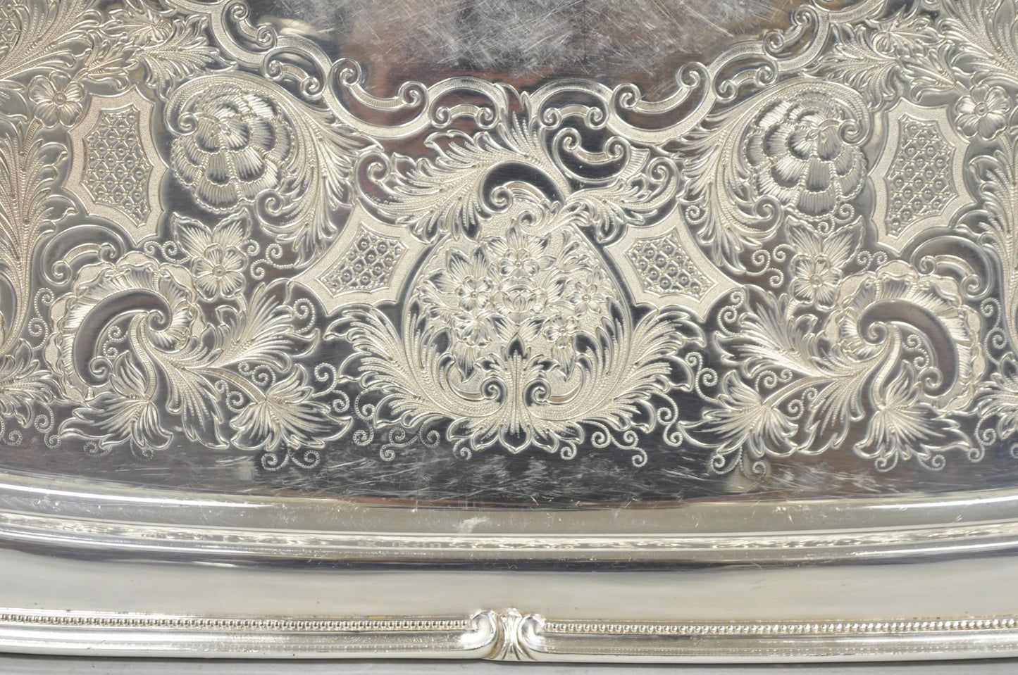 Vintage 1847 Rogers Bros "Remembrance" 9892 Silver Plated Serving Platter Tray
