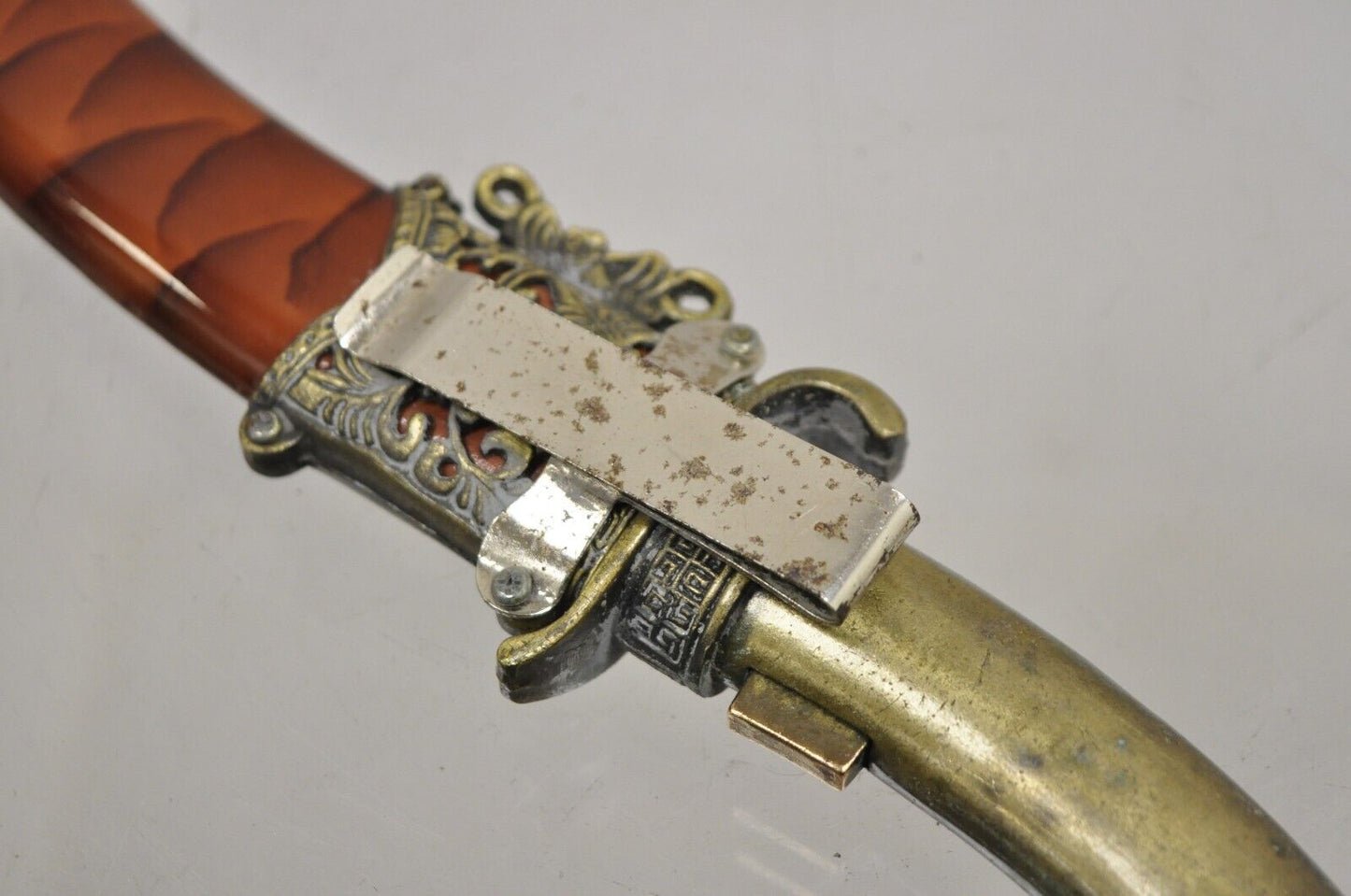 Decorative Persian Arab Decorative Metal Dagger Knife in Sheath