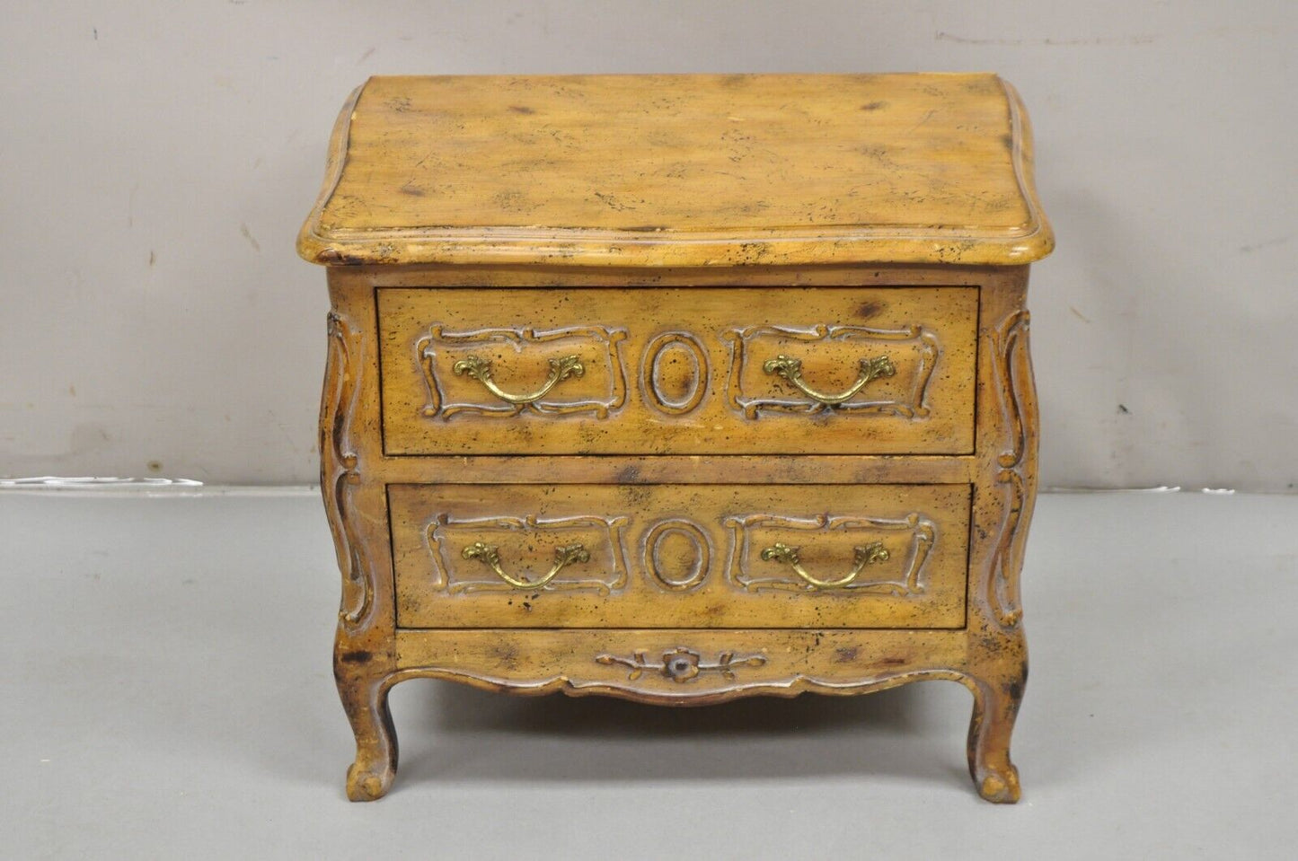 Vintage Italian Commode Jewelry Box Chest Miniature French Louis XV Style