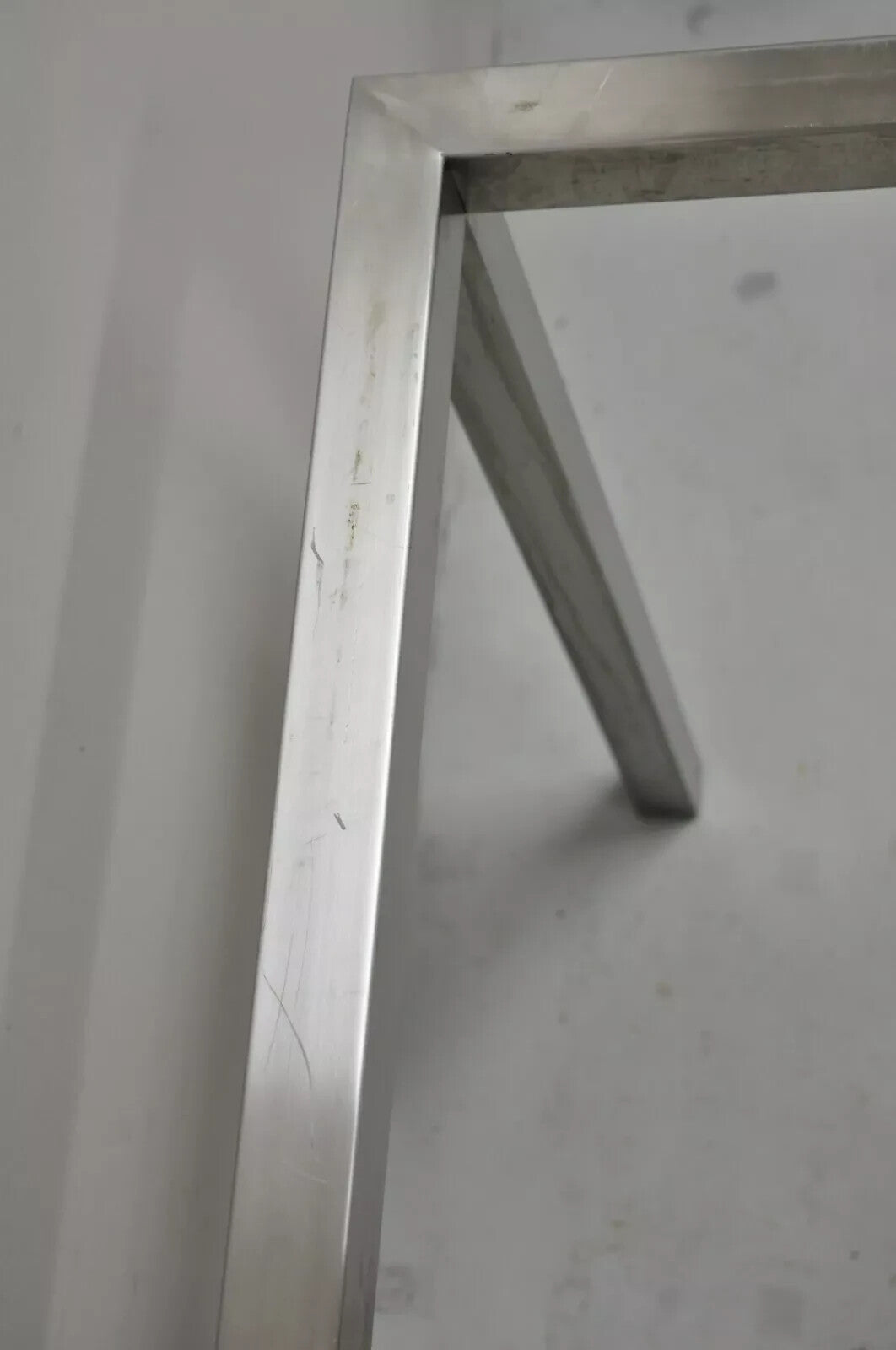 Design Institute of America Steel Mid Century Modern 58" Long Console Hall Table