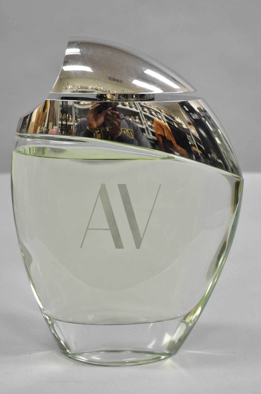Vintage Large 12" Dummy Bottle AV By Adrienne Vittadini Perfume Store Display