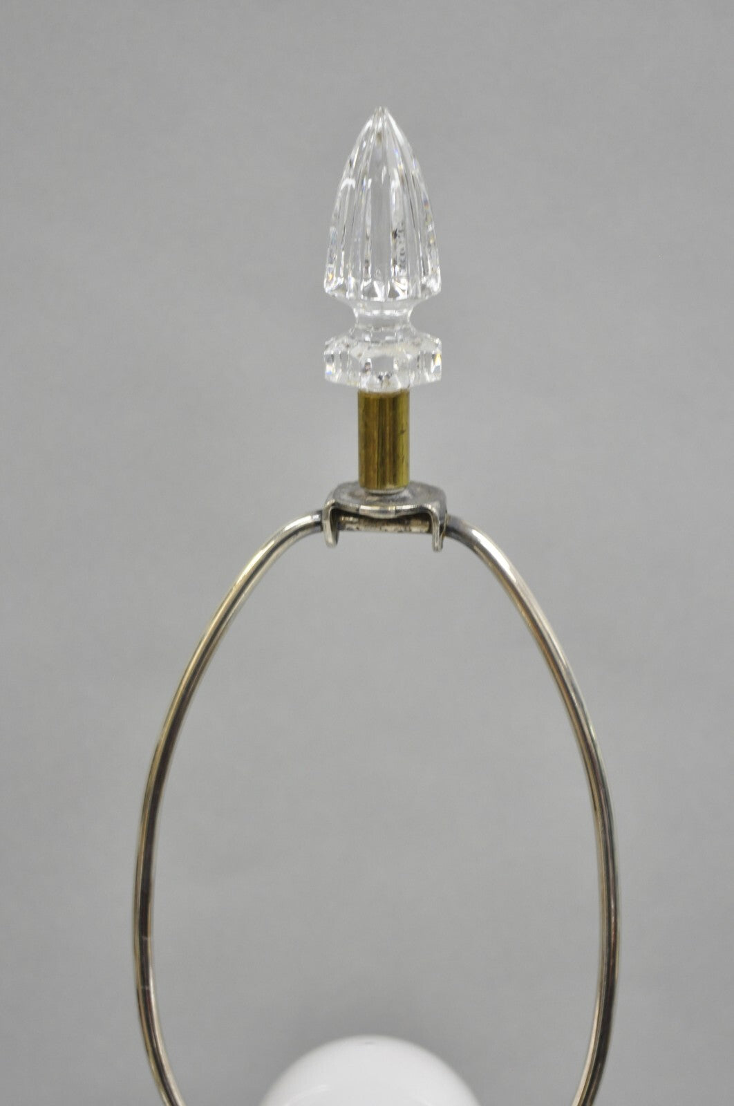 Antique French Art Nouveau Silver Plated Scrollwork Column Small Table Lamp