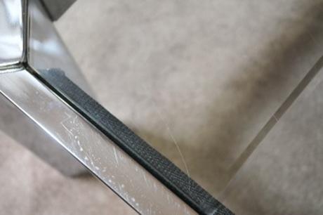 Vintage Mid Century Modern Chrome Etched Glass Square Coffee Table Pace Baughman
