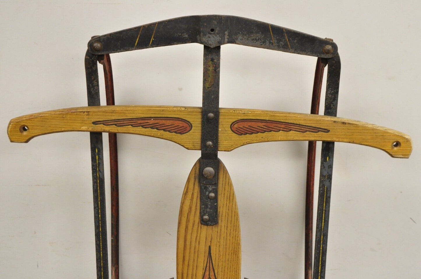 Vintage Flexible Flyer Airline Racer No 60 Wooden Sled Planet Jr USA