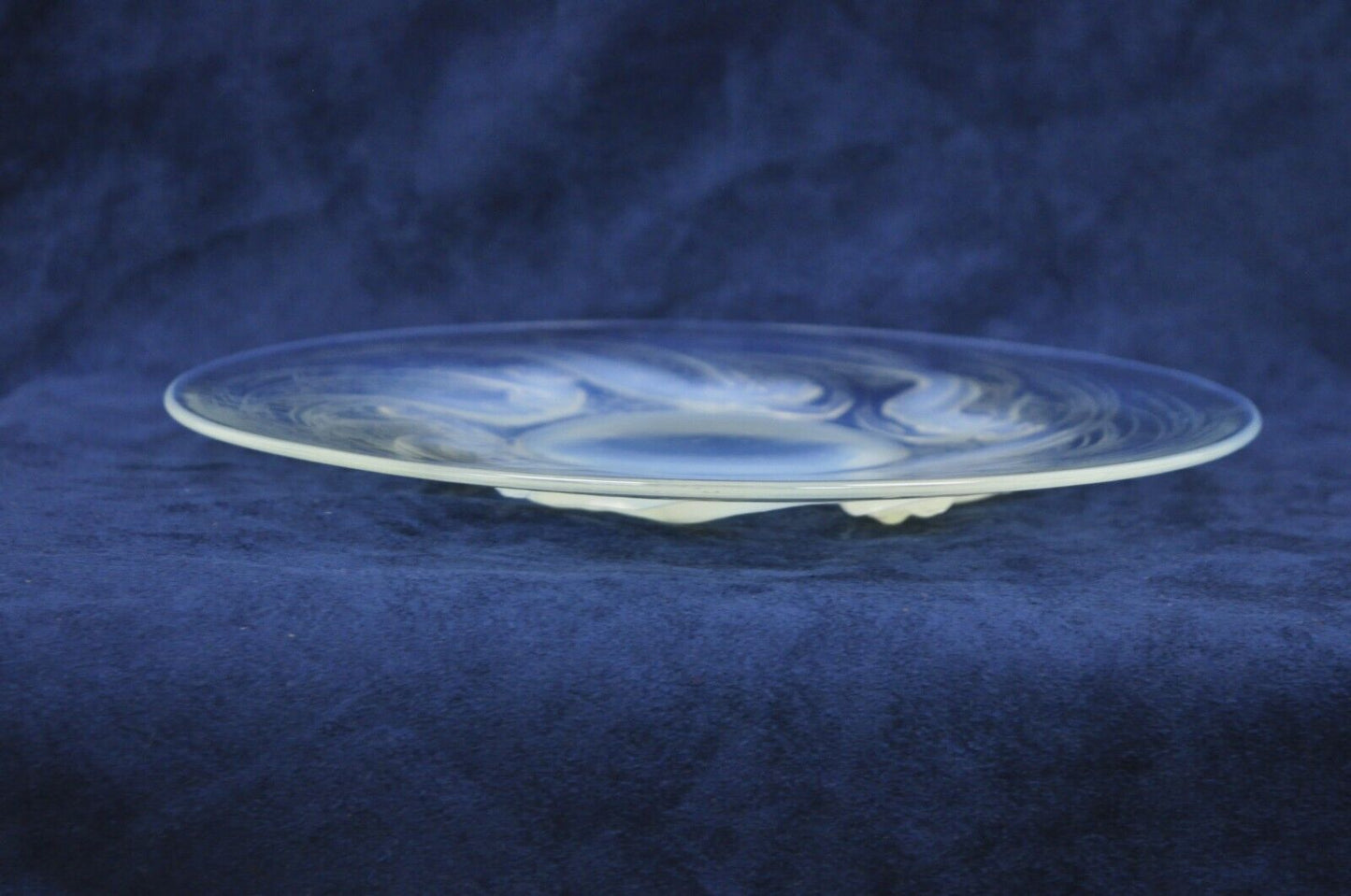 René Lalique Ondines Opalescent Glass Swimming Mermaids French Dish Plate