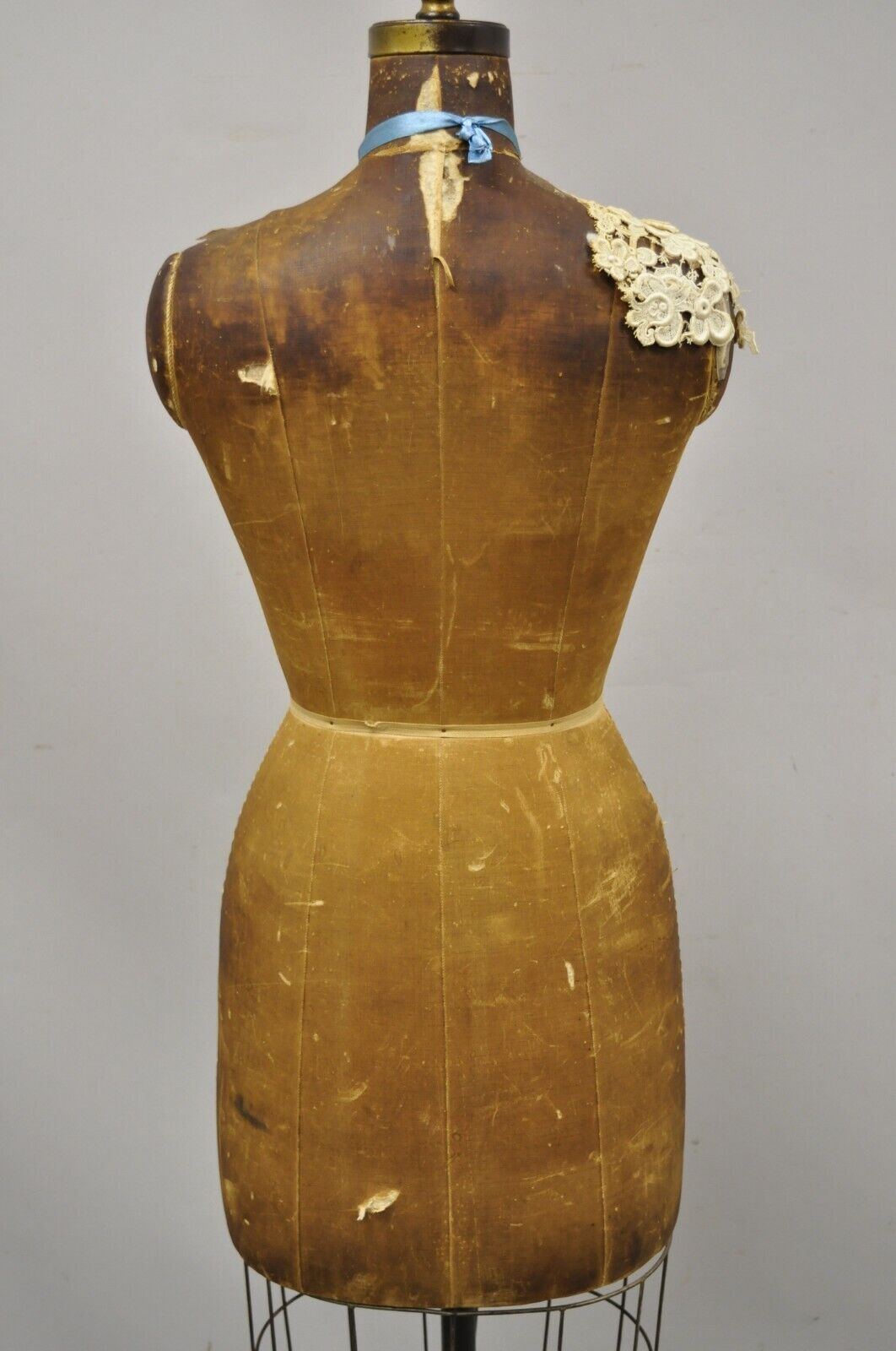 Antique J.R Bauman Model 1957 Size 14 Cage Dress Form Mannequin