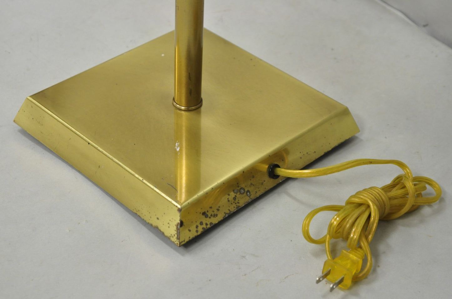 Vintage Frederick Cooper Mid Century Modern Brass Pharmacy Task Floor Lamp