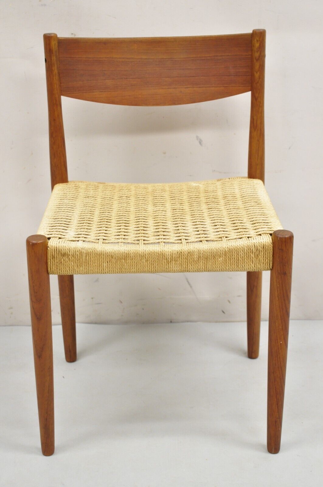 Poul Volther for Frem Røjle Mid Century Danish Modern Teak Dining Side Chair