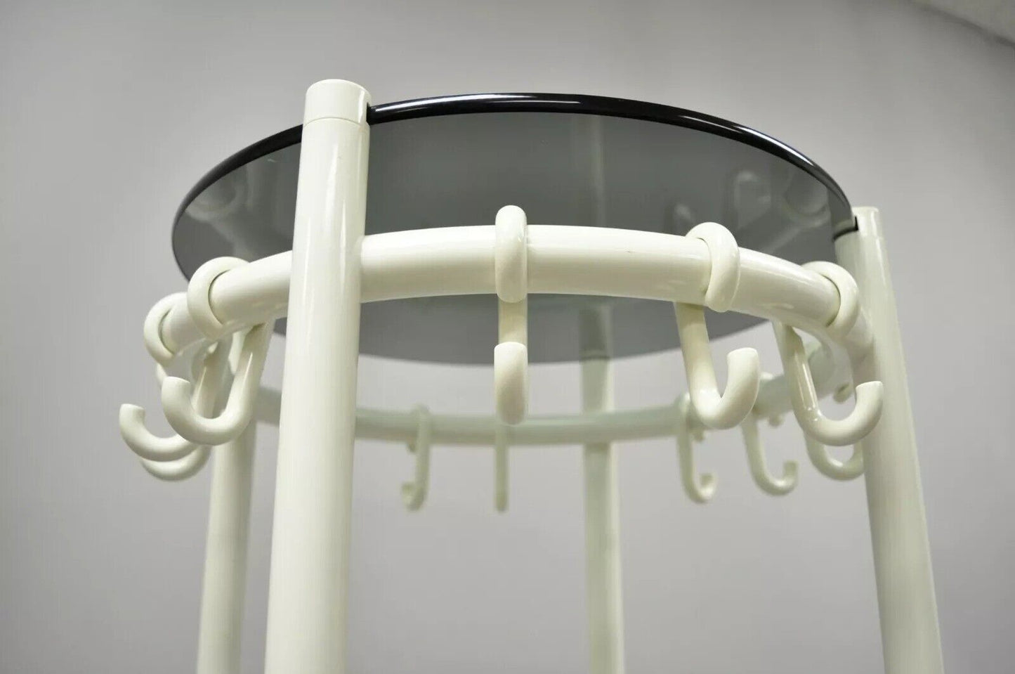 Vintage Mid Century Modern Joe Colombo Style Coat Tree Hook Rack Umbrella Stand