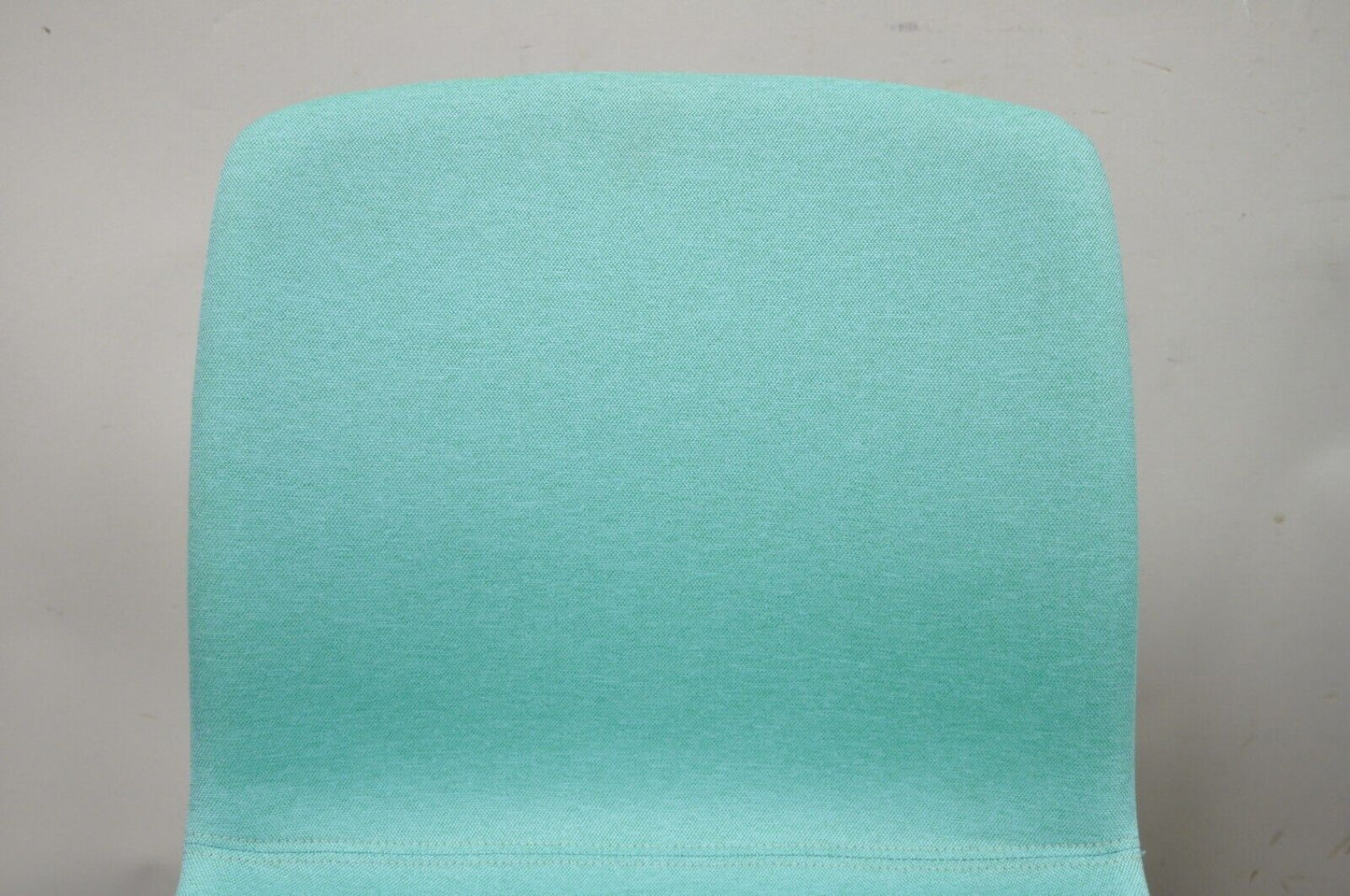 ODS Hairpin Swivel Base Blue Upholstered Side Chair - a Pair