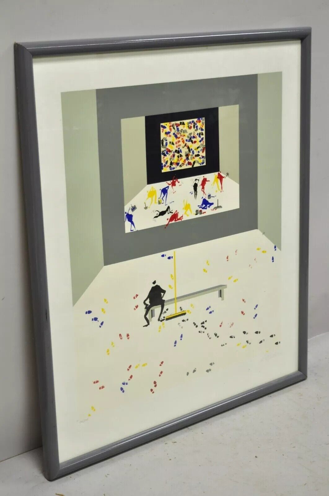 Leo Posillico Serigraph Pencil Sign Numbered "Artists Have all the Fun" 216/295