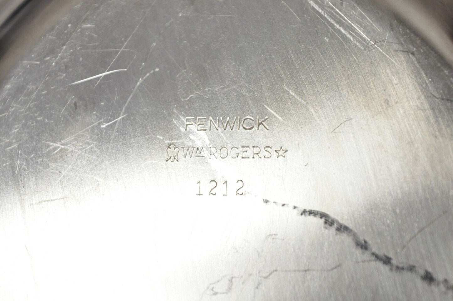 Vintage WM Rogers Fenwick Silver Plated Lidded Vegetable Serving Platter