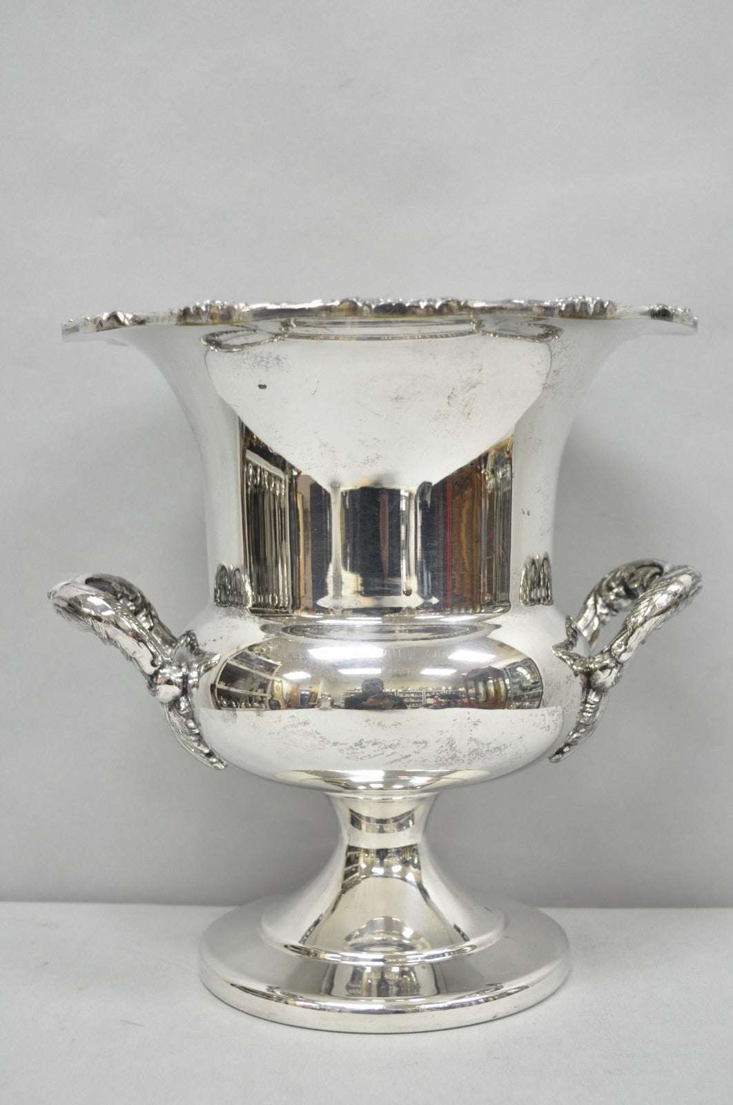 Vintage Victorian Silver Plated Trophy Cup Urn Champagne Chiller Bar Ice Bucket