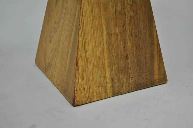 Harvey Probber attr. Mid-Century Modern Wenge Wood Pyramid Occasional Side Table