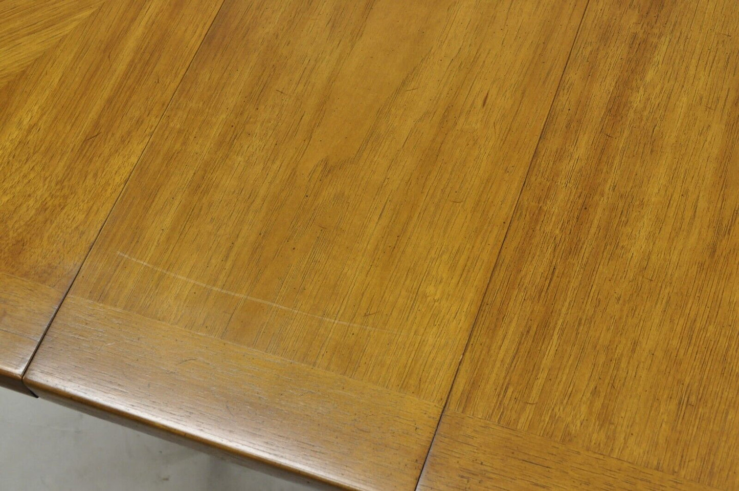 Vintage Drexel Esperanto Mid Century Walnut Octagonal Spanish Style Dining Table
