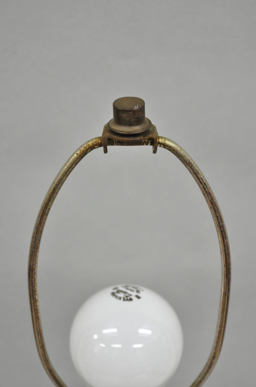 Vintage Chinoiserie Japanese Porcelain Cylinder Oriental Painted Table Lamp