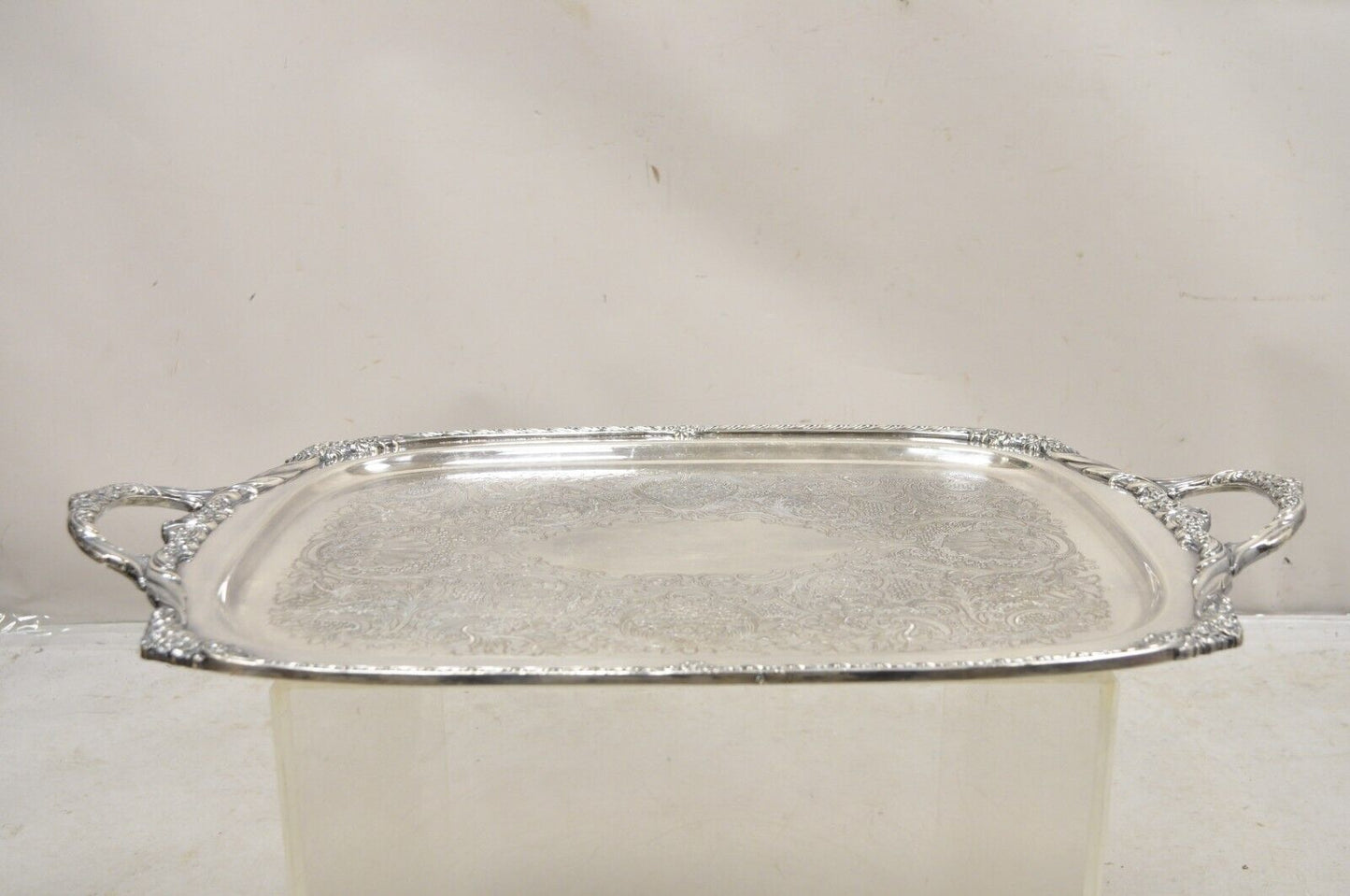 Vintage Heritage 1847 Rogers Bros 9498 Silver Plated Serving Platter Tray