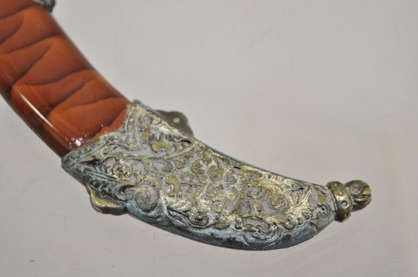 Decorative Persian Arab Decorative Metal Dagger Knife in Sheath