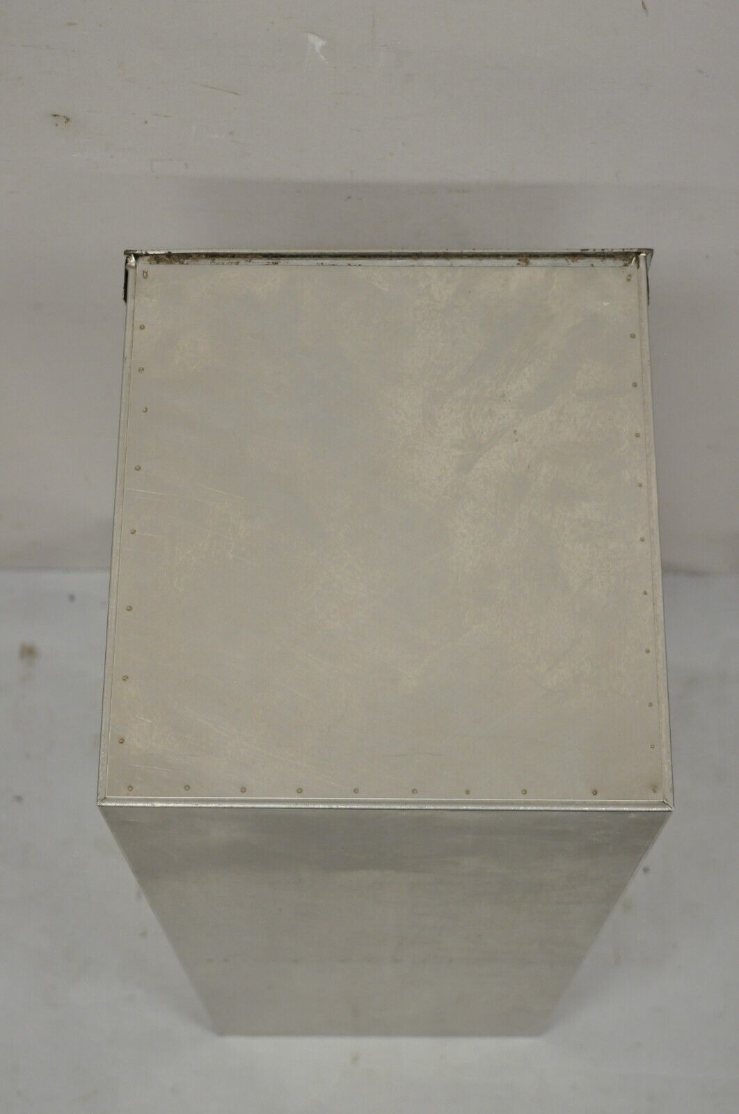 Vintage Stainless Steel Industrial Restaurant Coffee Bean Storage Dispenser