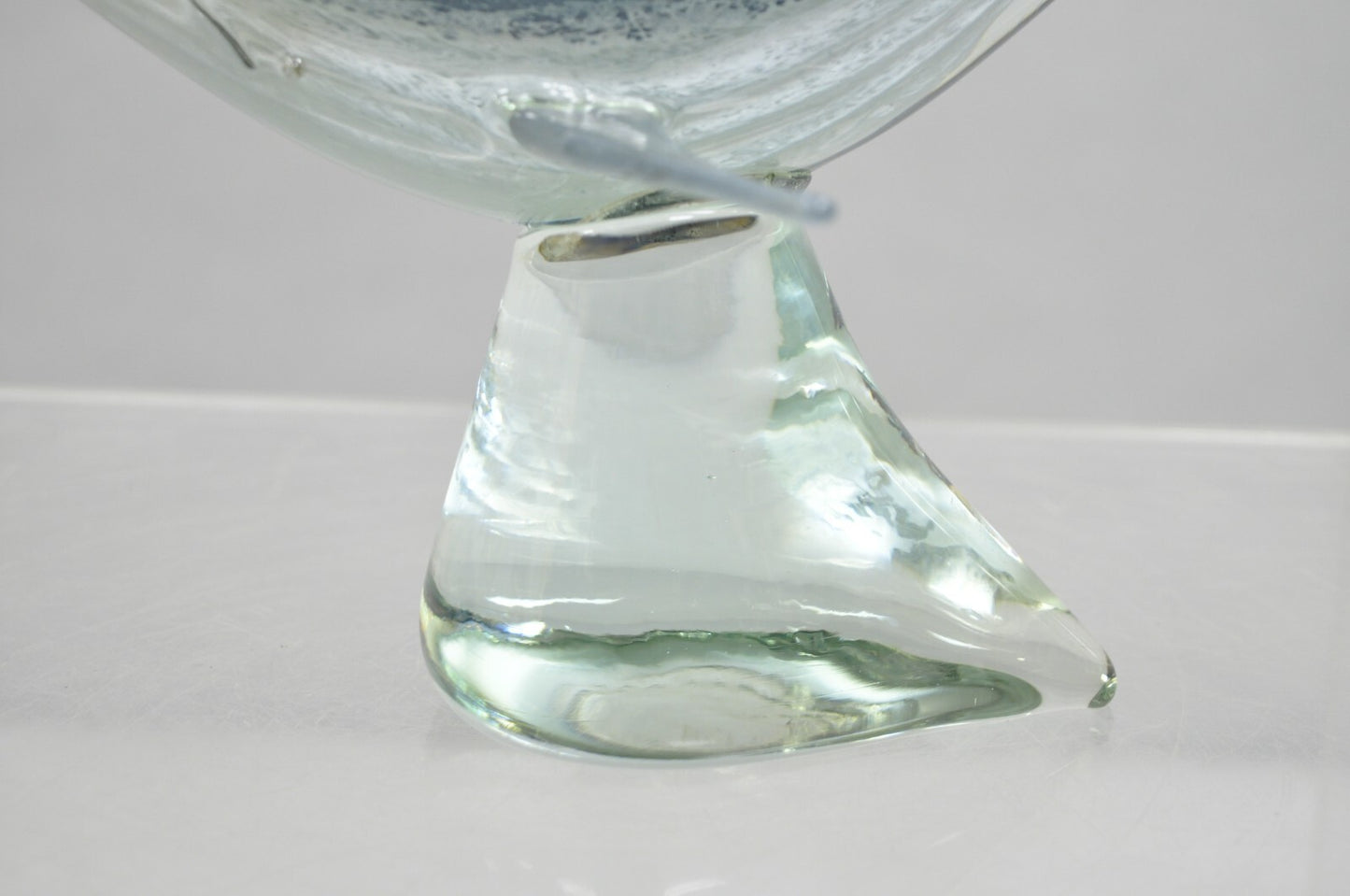 Vinci by Dynasty Glass 12" Modern Humpback Whale Sculpture