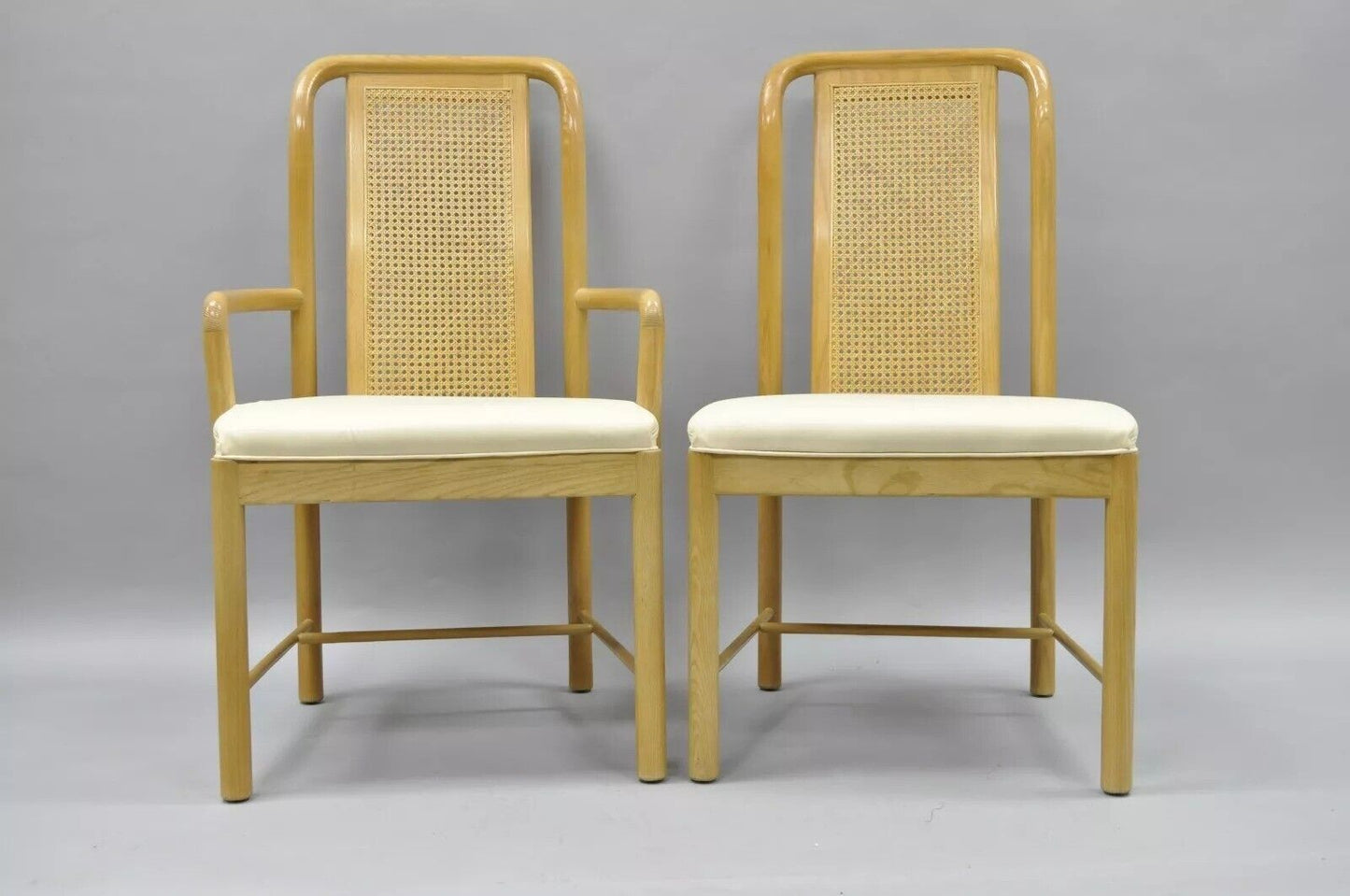 Drexel Heritage Compatibles Art Deco Style Blonde Wood Dining Room Set - 5 Pcs