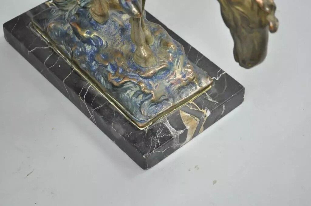 Austrian Cold Painted Bronze End of The Trail Sculpture after James Fraser