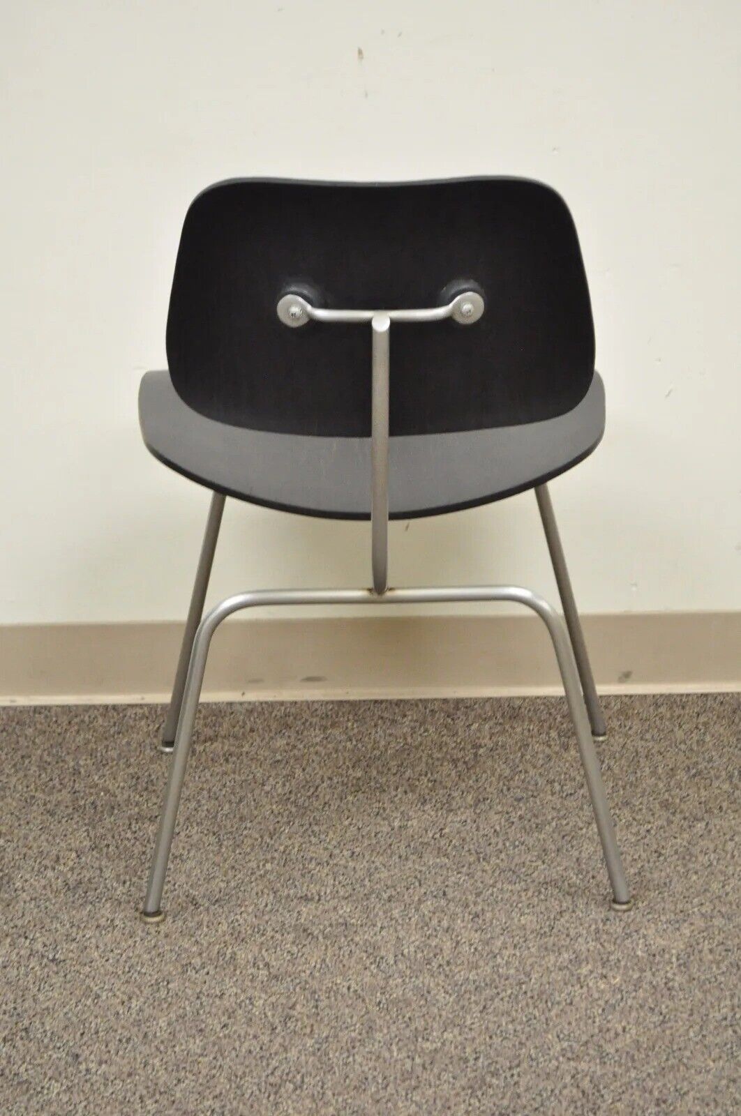 Vintage Herman Miller Eames DCM Ebony Mid Century Modern Dining Side Chair
