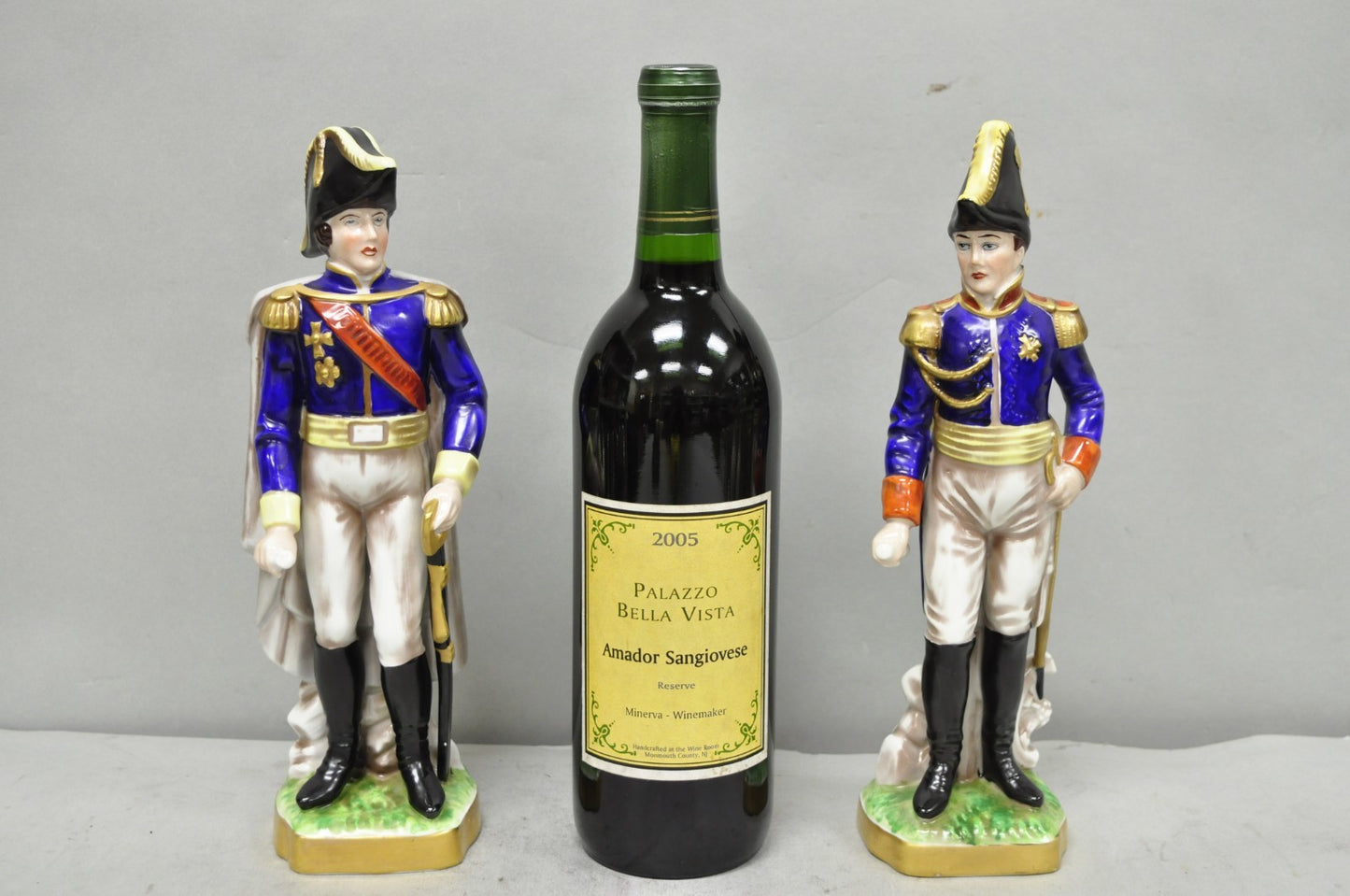 Vintage Capodimonte Italian Porcelain Napoleonic General Figurine Statue 7282- B
