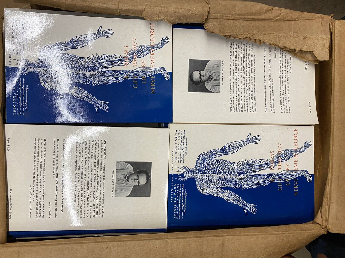 Emery George A Gift of Nerve/Poems, 1966 - 1977 Kylix Press 1978 Paperback NOS