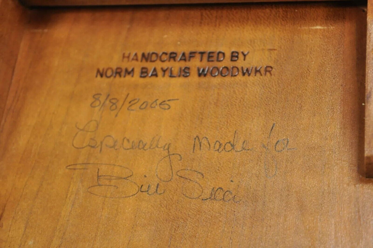 Sheraton Federal Style Solid Cherry Wood Oval Tilt Top Tea Table by Norm Baylis