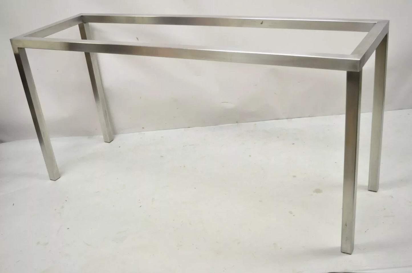 Design Institute of America Steel Mid Century Modern 58" Long Console Hall Table