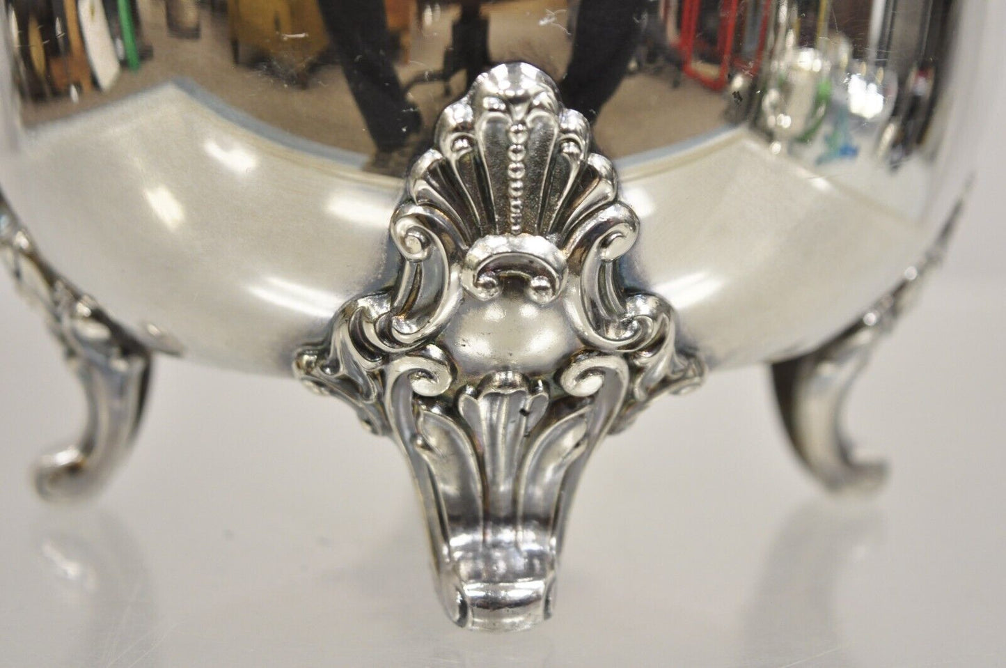 Vintage Victorian Style Reticulated Handle Silver Plated Ice Bucket by Bristol