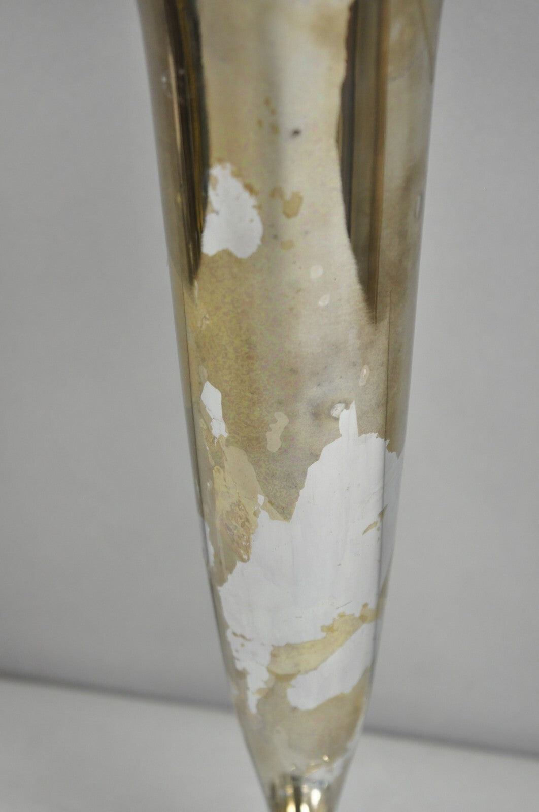 Vintage Federal Silver Co Art Nouveau Silver Plated 15" Fluted Trumpet Vase