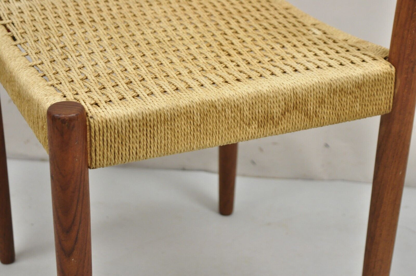 Poul Volther for Frem Røjle Mid Century Danish Modern Teak Dining Side Chair
