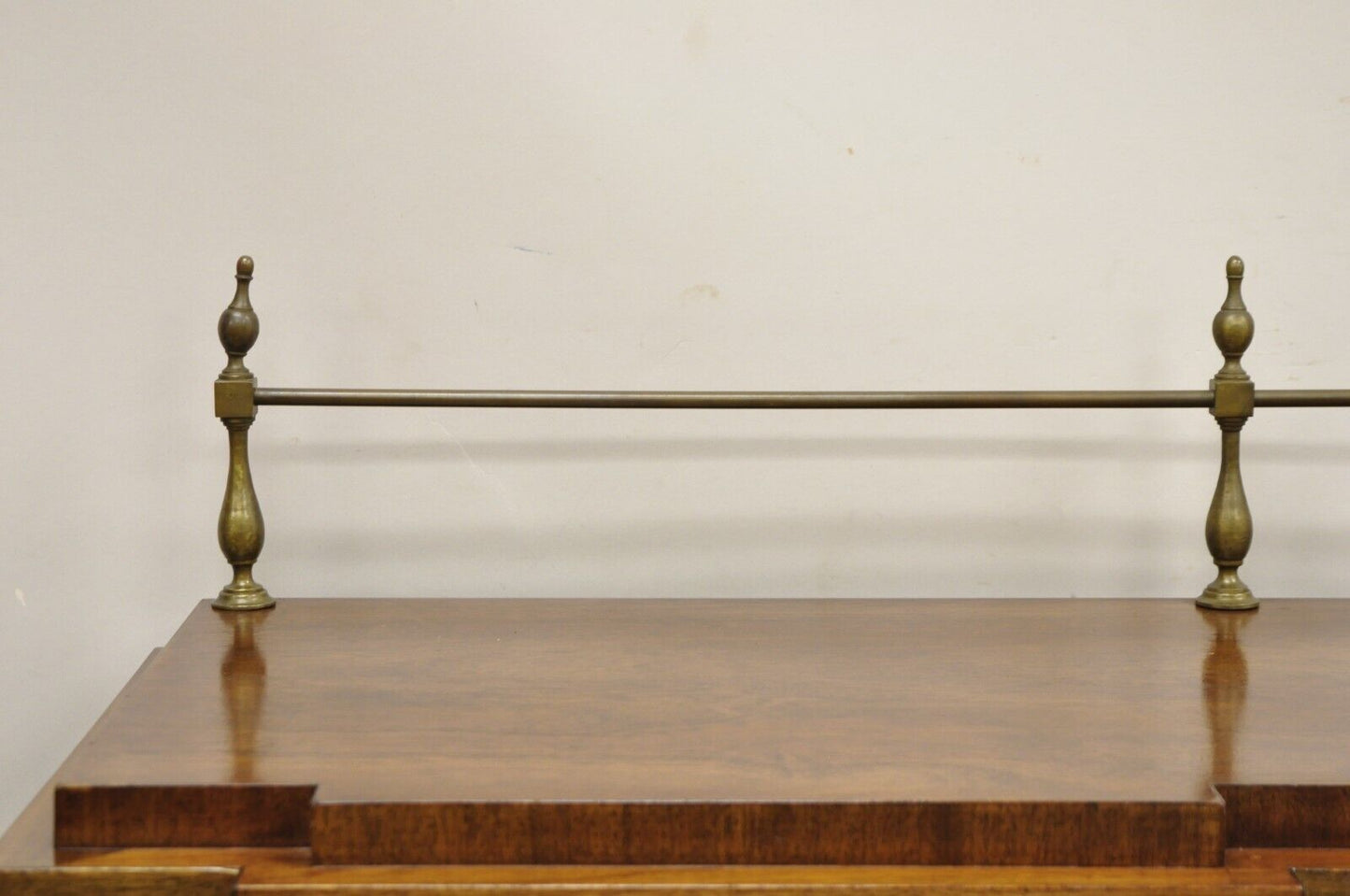 Karges French Neoclassical Style Mahogany Buffet Sideboard w/ Brass Urn Gallery