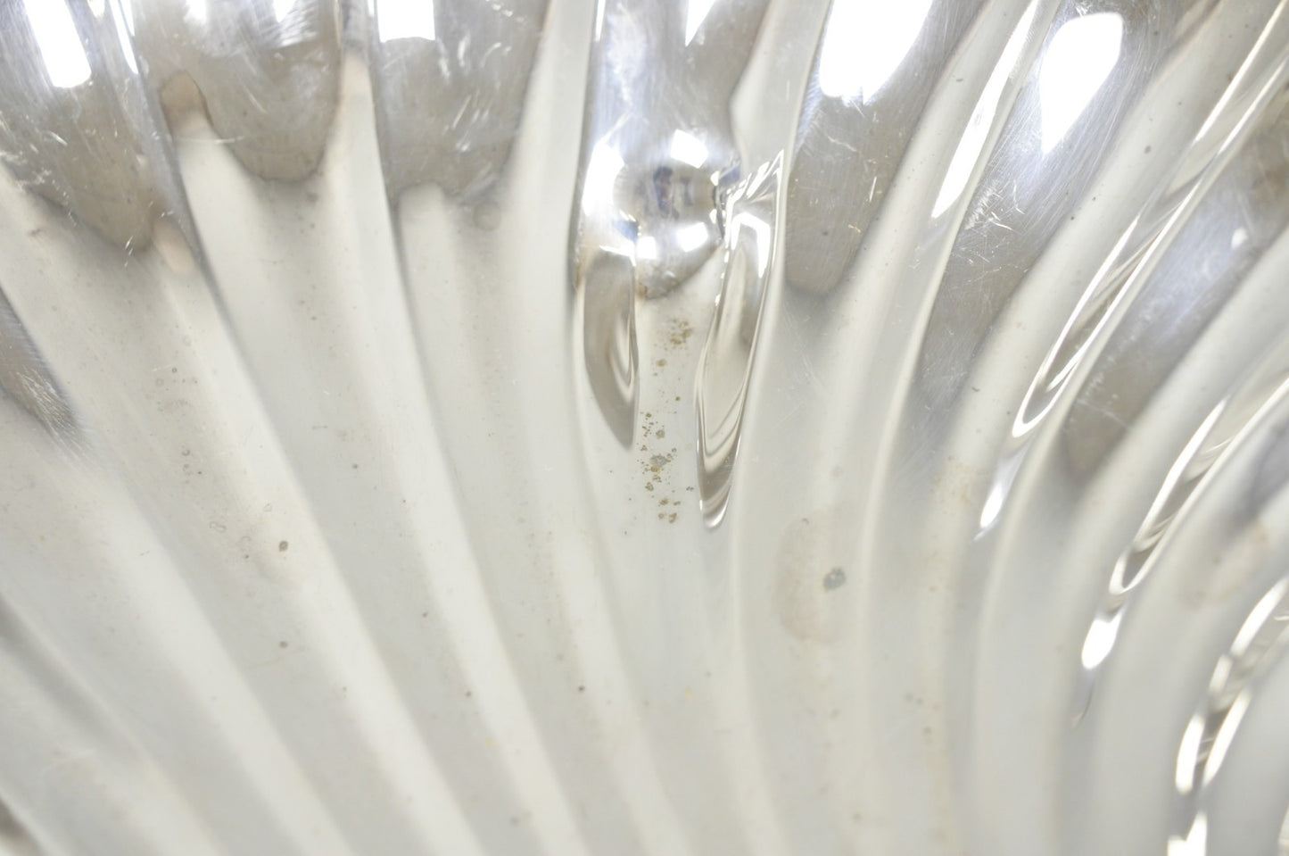 Vintage Sheffield Silver Co. Clam Shell Silver Plated Footed Serving Dish