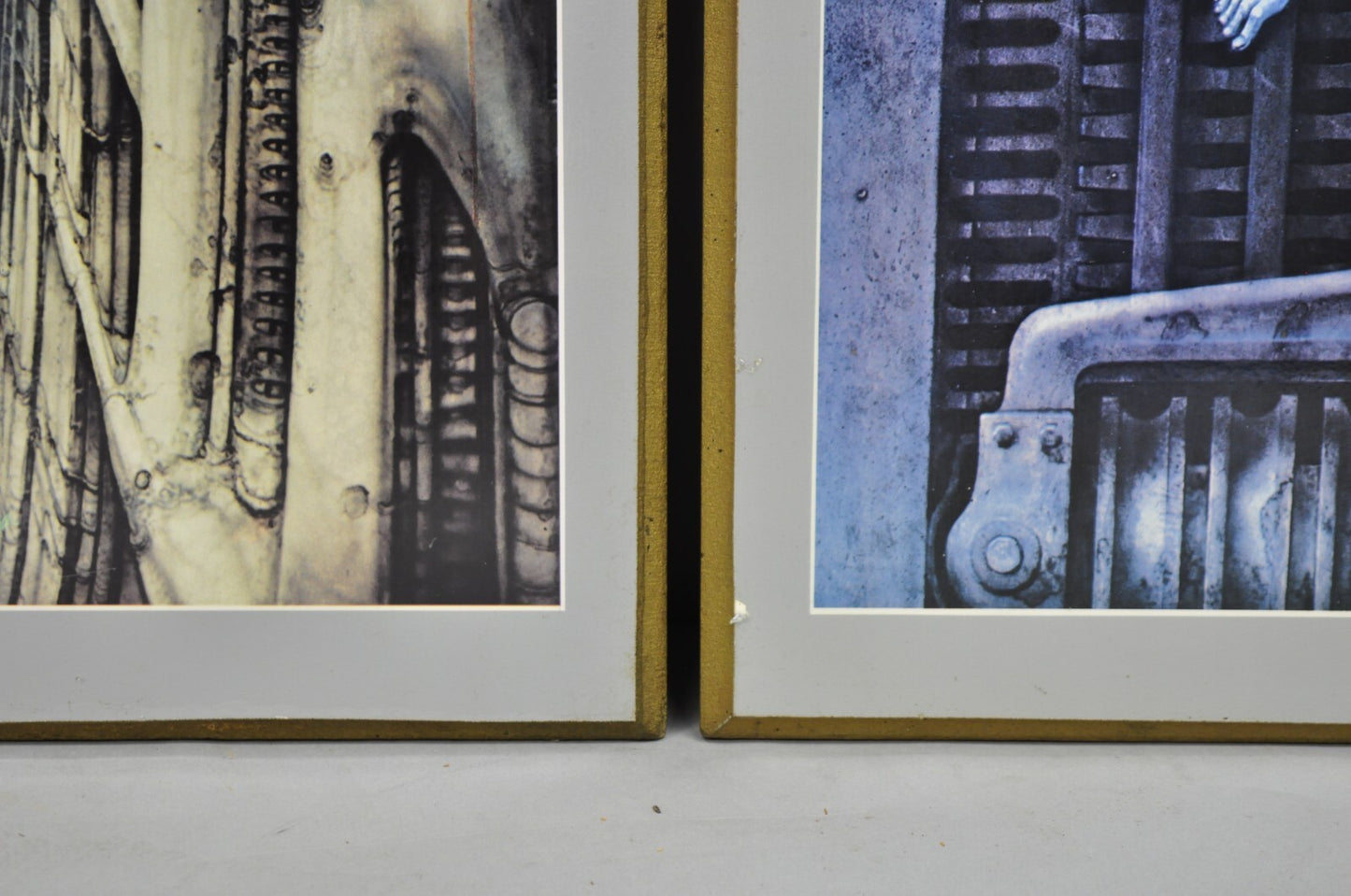 Vintage 1980s H.R. Giger Li, The Spell, Baphomet, Behemoth Art Print - 4 Pc Set