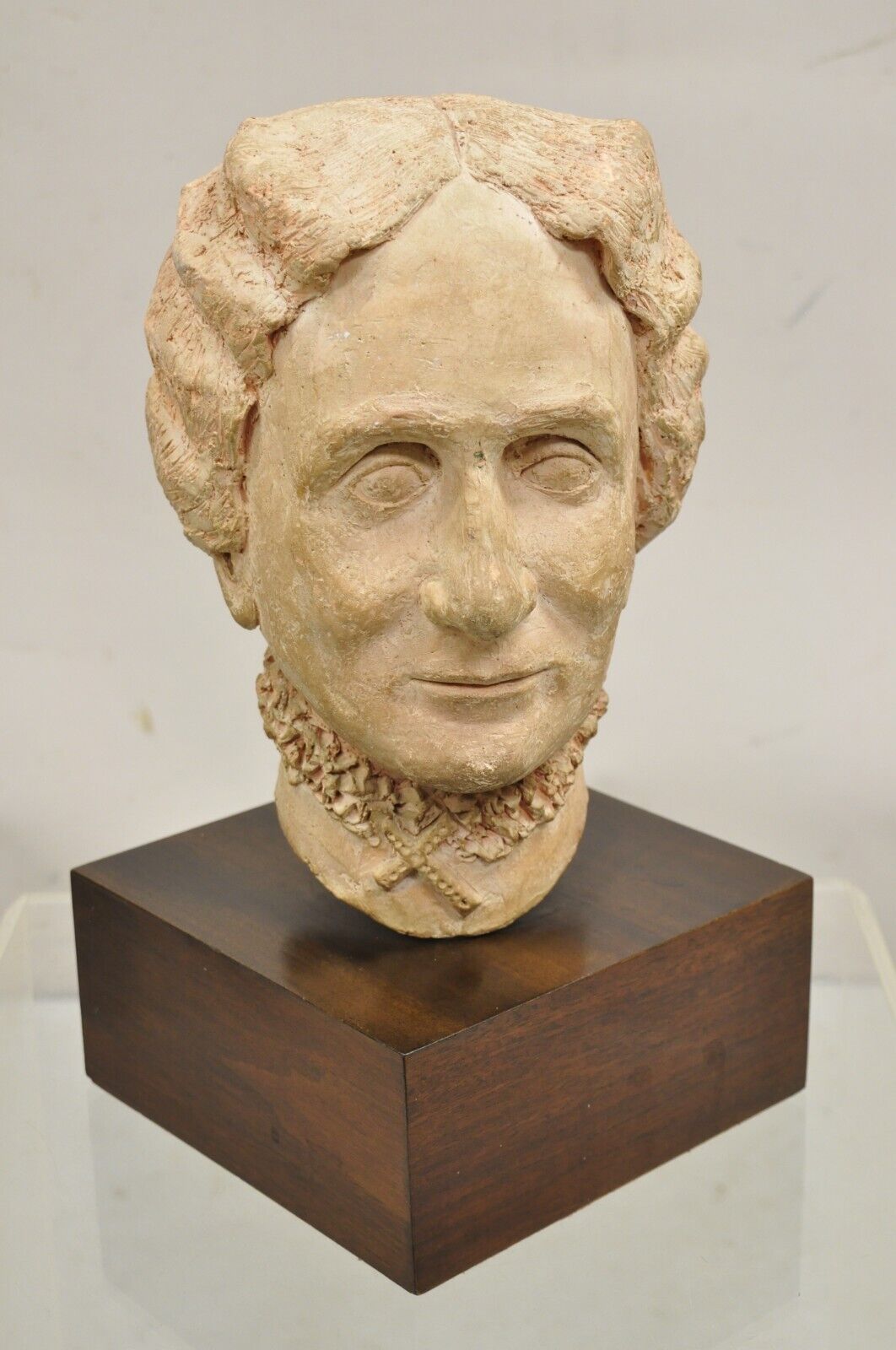 Mrs. Somson Ceramic Pottery Bust Sculpture by Jacobsen (Peppi) of Cokeville WY
