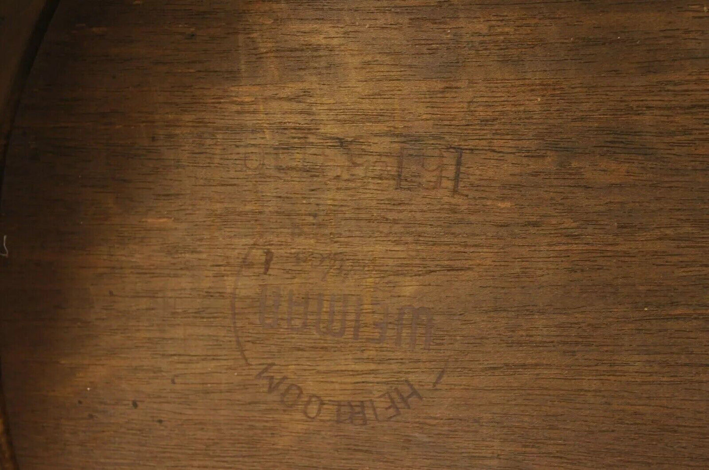 Heirloom Weiman Regency Style Flamed Mahogany One Drawer Coffee Table on Casters