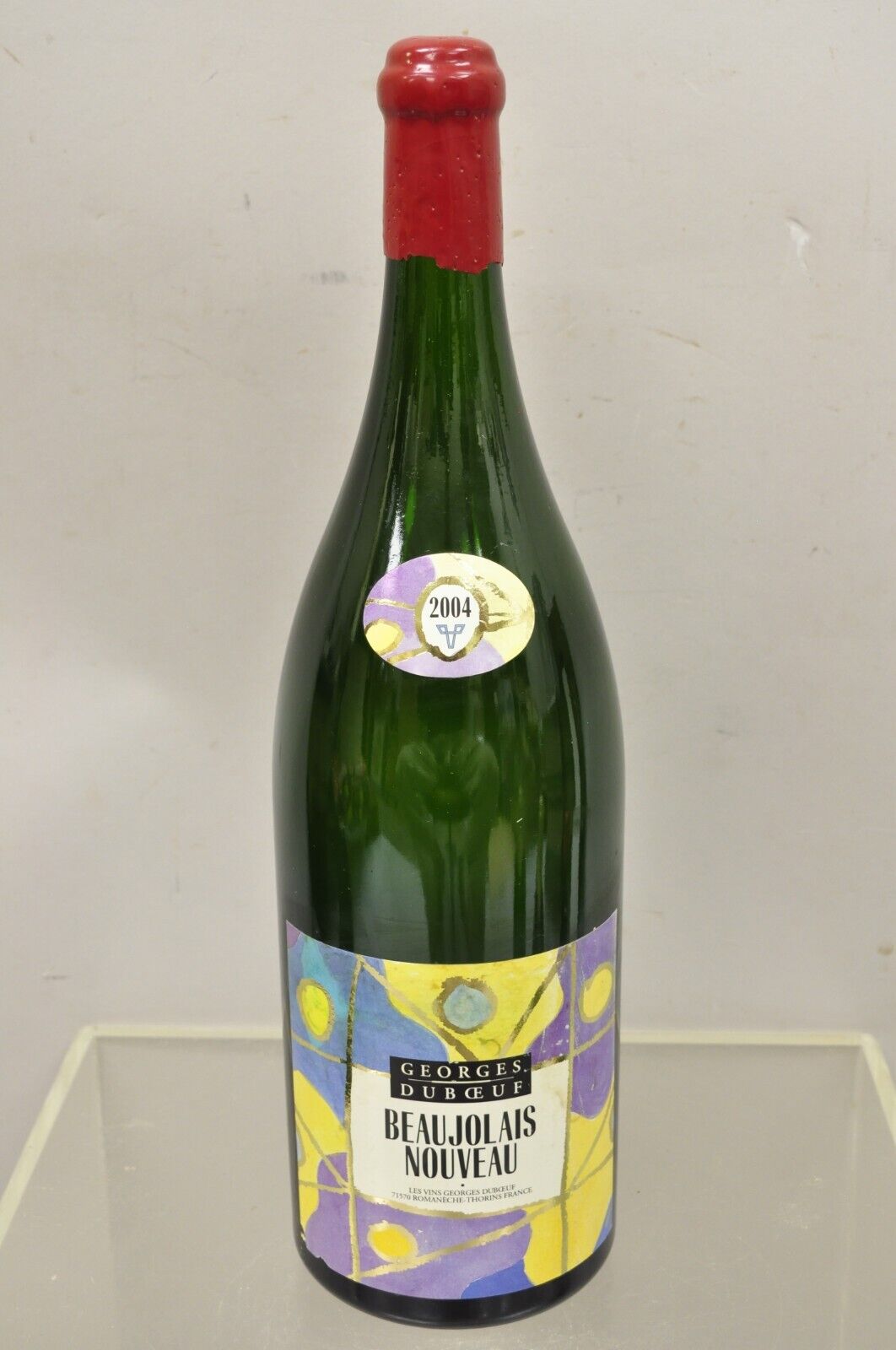2004 George Duboeuf Beaujolais Nouveau Vtg Display Dummy Wine Champagne Bottle