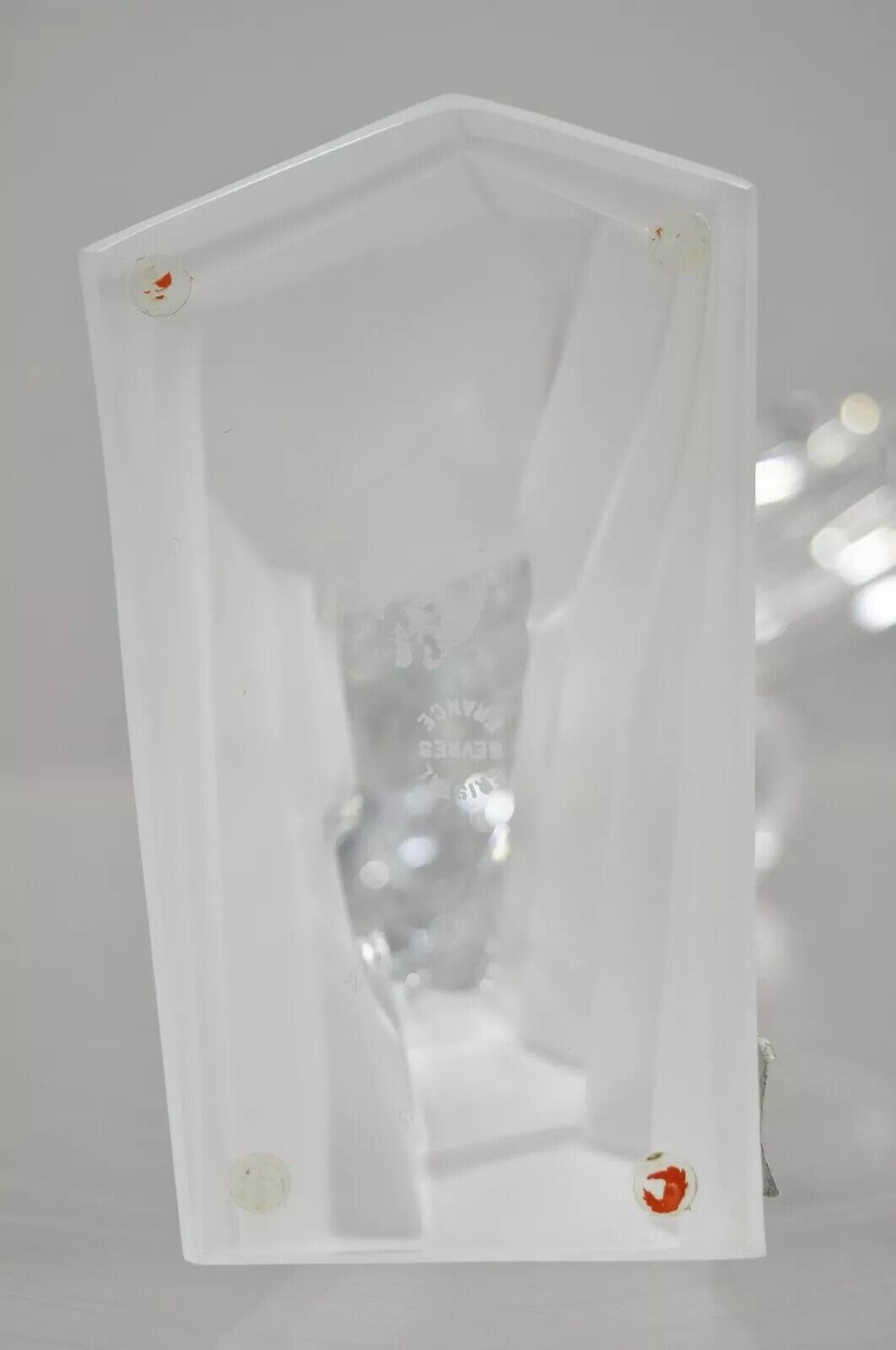 Cristal De Sevres France Crystal 10.5" Glass Golfer Golf Statue Sculpture