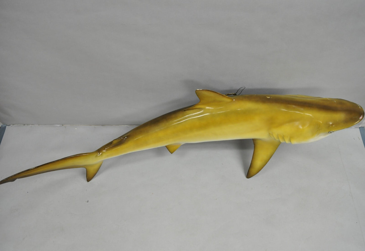 Vintage PFlueger 77" Large Fiberglass Mako Shark Replica Wall Mount Display