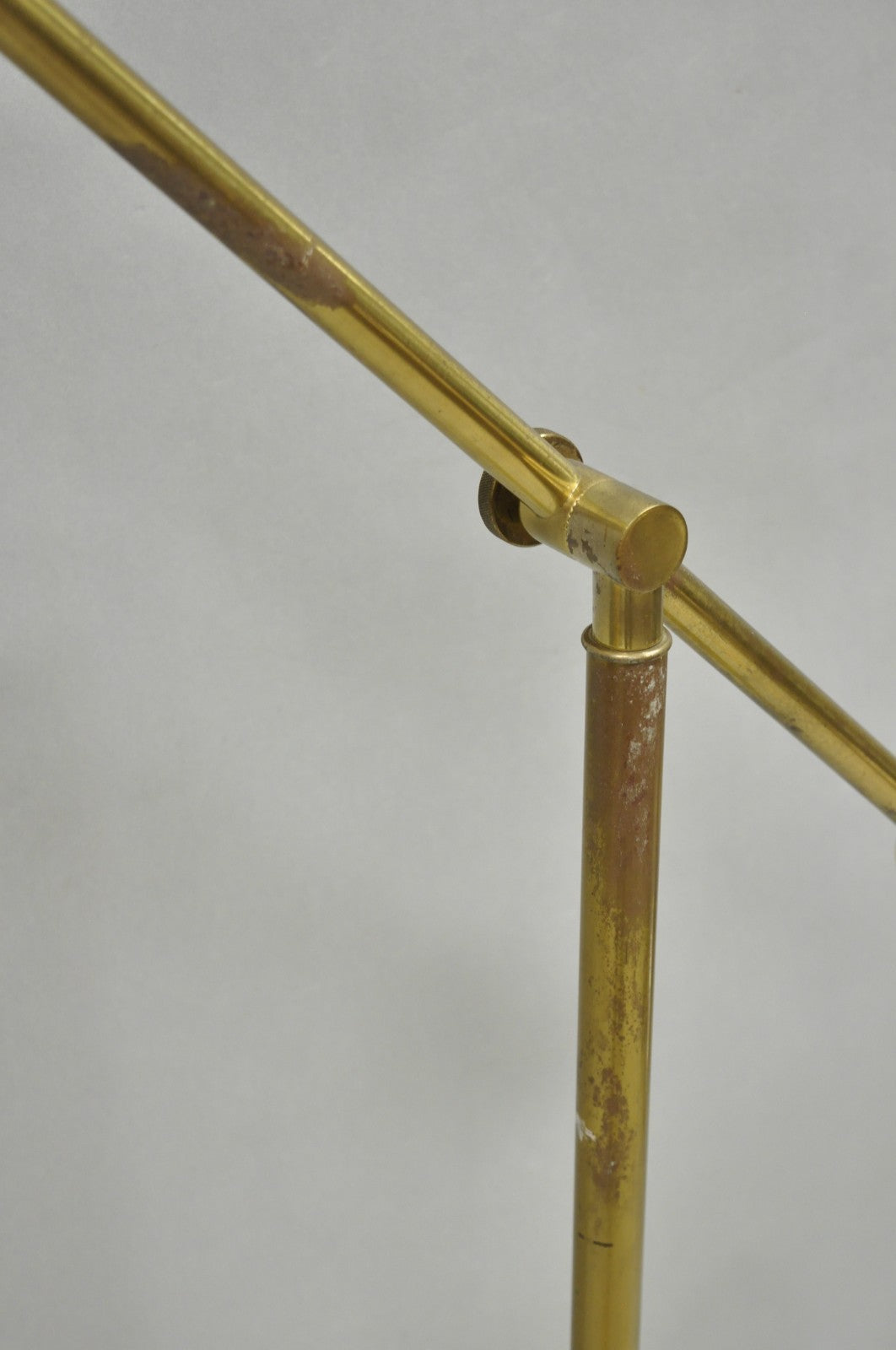 Vintage Frederick Cooper Mid Century Modern Brass Pharmacy Task Floor Lamp