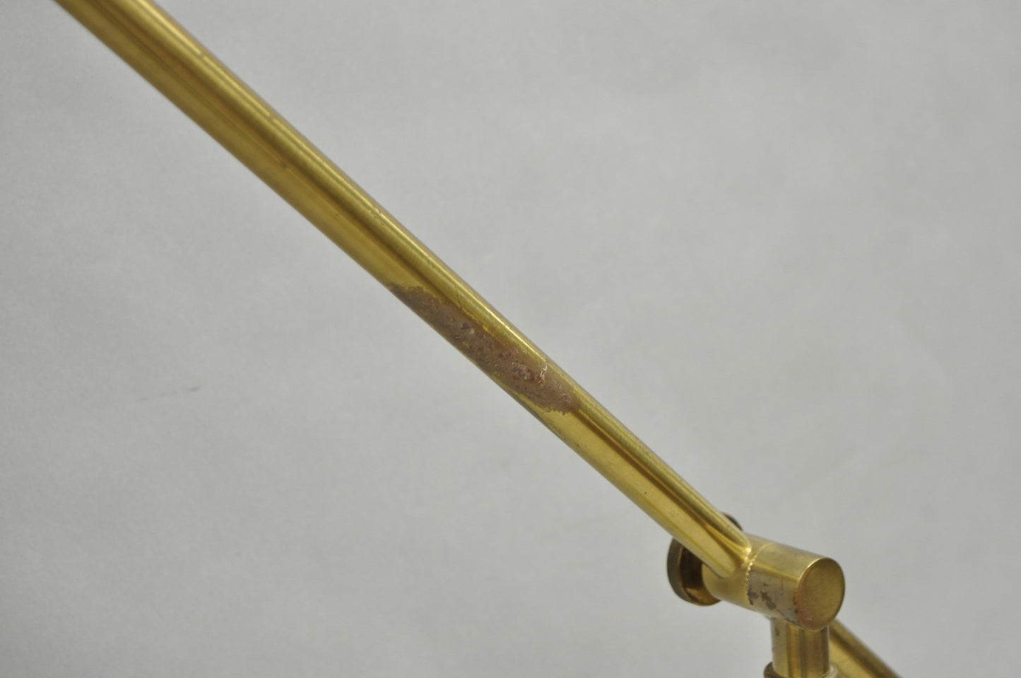Vintage Frederick Cooper Mid Century Modern Brass Pharmacy Task Floor Lamp