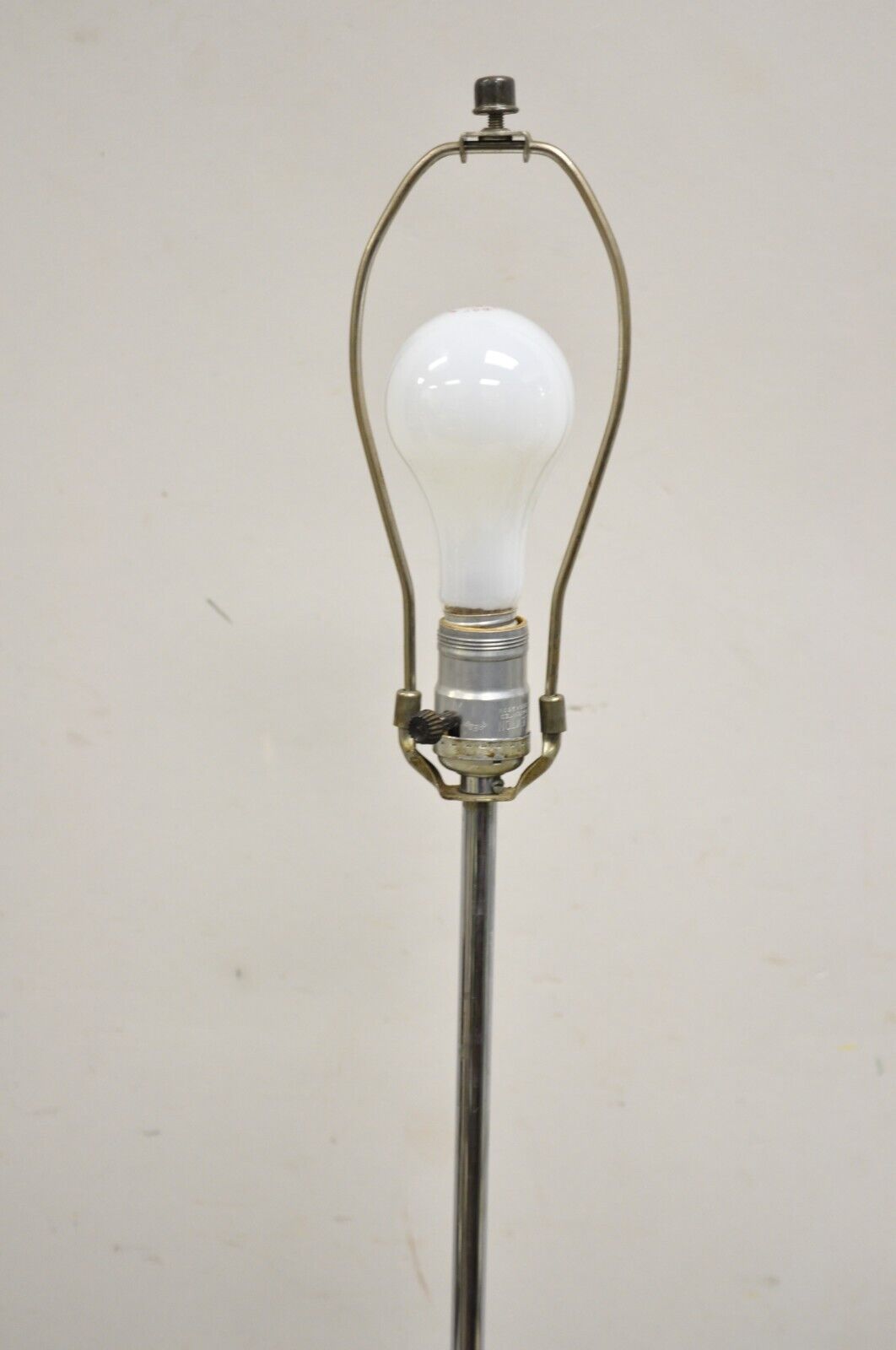 Vintage Mid Century Modern Chrome Modernist Adjustable "Saxophone" Floor Lamp
