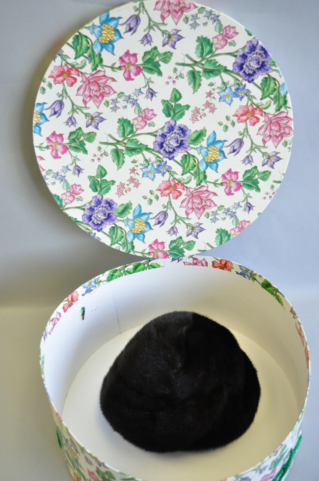 Vintage Severyn Fur Salon Brown Mink Fur Church Derby Ladies Winter Hat